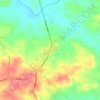 Mount Aetna topographic map, elevation, terrain