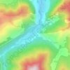 Capoulet topographic map, elevation, terrain