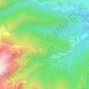 Prà Fieul topographic map, elevation, terrain