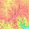 Fox Acres topographic map, elevation, terrain