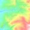 Cawayan topographic map, elevation, terrain