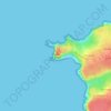 Pointe de Dinan topographic map, elevation, terrain