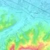 Gesso topographic map, elevation, terrain