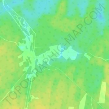 Karakozovo topographic map, elevation, terrain
