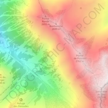 Ly topographic map, elevation, terrain