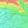 Eccles topographic map, elevation, terrain