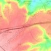 La Haie Tondue topographic map, elevation, terrain