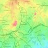 Malkajgiri topographic map, elevation, terrain