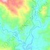 Singajaya topographic map, elevation, terrain