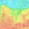 La Gare topographic map, elevation, terrain