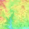 Card topographic map, elevation, terrain