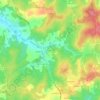 Les Gaumes topographic map, elevation, terrain