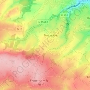 Carrefour du Mautalon topographic map, elevation, terrain
