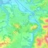 Haltzuia topographic map, elevation, terrain