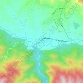 Sar Gali topographic map, elevation, terrain