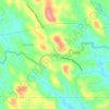 Kodungoor topographic map, elevation, terrain