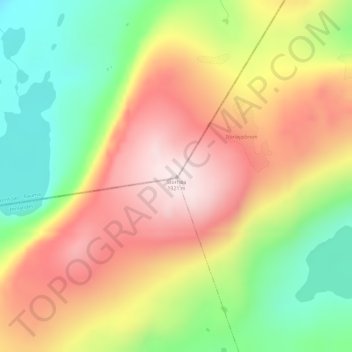 Storhøa topographic map, elevation, terrain