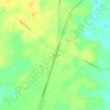 Singer topographic map, elevation, terrain