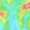 Berevoești topographic map, elevation, terrain