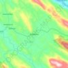 Kalawana topographic map, elevation, terrain