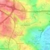 Lofthouse Gate topographic map, elevation, terrain