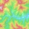 Corniolo topographic map, elevation, terrain