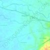 Botao topographic map, elevation, terrain