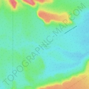 Wagontire topographic map, elevation, terrain