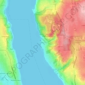 Manitou topographic map, elevation, terrain