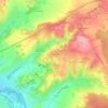 Les Riffauds topographic map, elevation, terrain