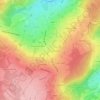 Fraineux topographic map, elevation, terrain