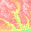 Great Victoria Desert topographic map, elevation, terrain