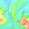Palombera topographic map, elevation, terrain