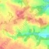 Tréluban topographic map, elevation, terrain