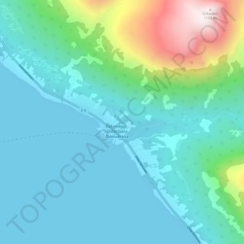 Olderdalen topographic map, elevation, terrain
