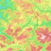 Crab Orchard topographic map, elevation, terrain