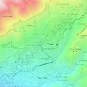 Tinyarumi topographic map, elevation, terrain