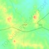 Saraipali topographic map, elevation, terrain