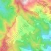 Ban Pong Khrai topographic map, elevation, terrain