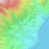 Lomo Espanta topographic map, elevation, terrain