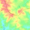 Adamsburg topographic map, elevation, terrain