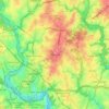 Wheaton topographic map, elevation, terrain