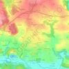 Kergarrec topographic map, elevation, terrain