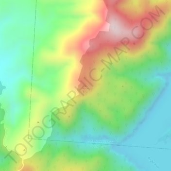 Mount Cruz topographic map, elevation, terrain
