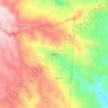 Pavas topographic map, elevation, terrain