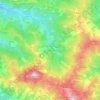 Mondino topographic map, elevation, terrain