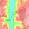 Cour des Sourciers topographic map, elevation, terrain