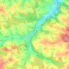 Walburgskirchen topographic map, elevation, terrain