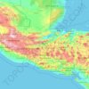 Zacapa topographic map, elevation, terrain