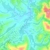 Wassa topographic map, elevation, terrain